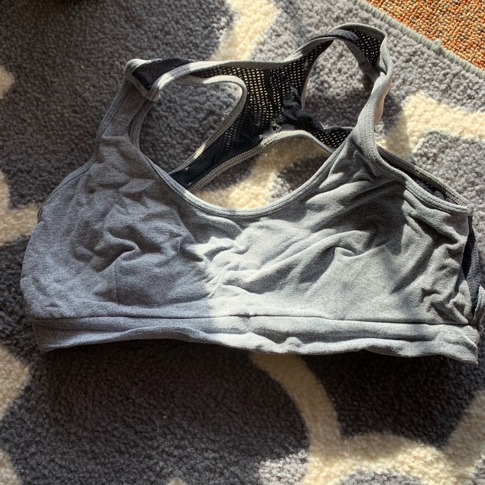 Grey sports bra LalaLand
